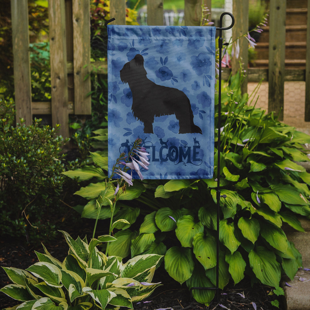 Briard Welcome Garden Flag Mailbox Decorative Yard Banner Outside Patio Artwork for Flower Beds, Garden Size, Multicolor