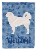 Polish Tatra Sheepdog Welcome Garden Flag Mailbox Decorative Yard Banner Outside Patio Artwork for Flower Beds, Garden Size, Multicolor