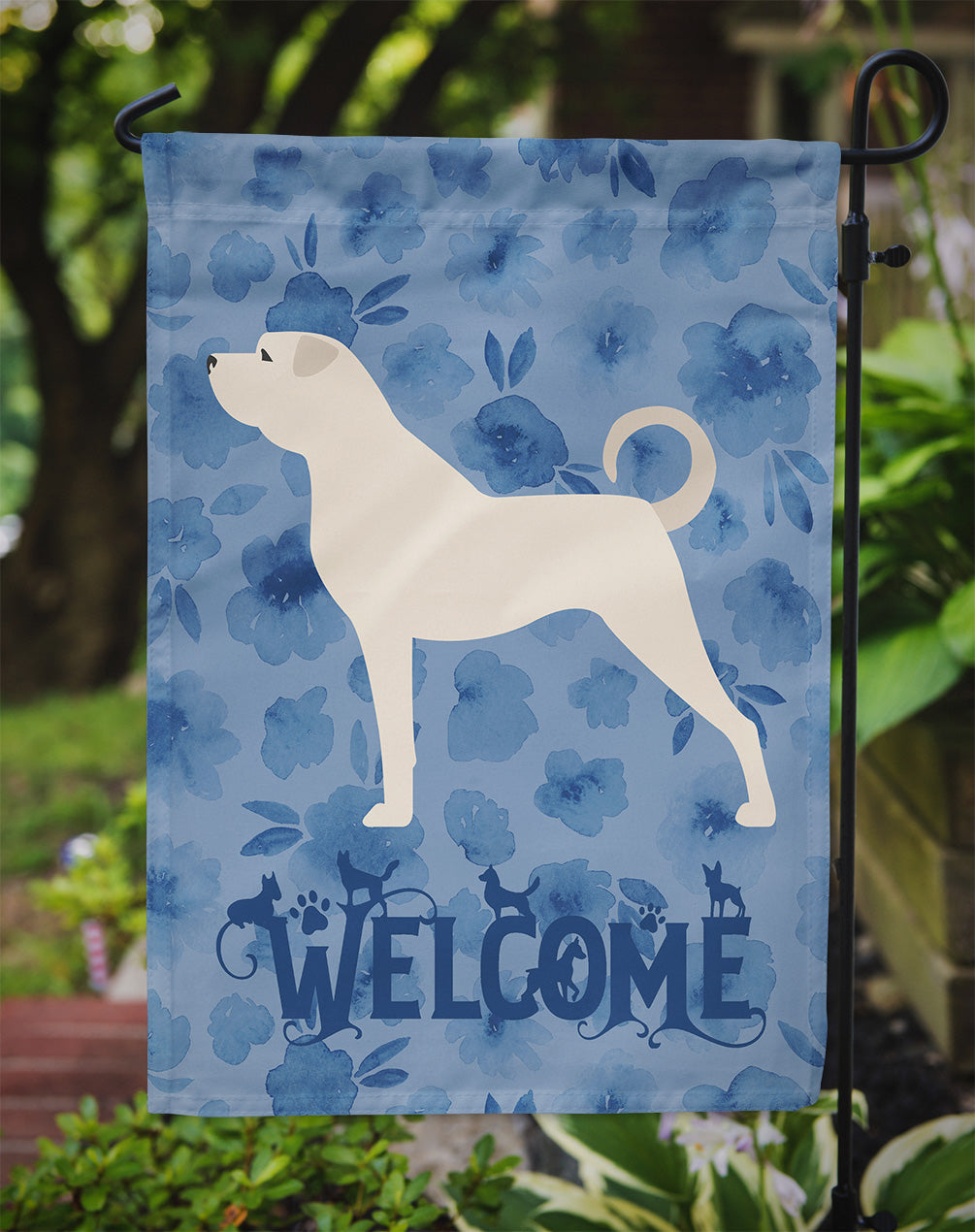 Anatolian Shepherd Welcome Garden Flag Mailbox Decorative Yard Banner Outside Patio Artwork for Flower Beds, Garden Size, Multicolor