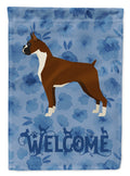 Boxer Welcome Garden Flag Mailbox Decorative Yard Banner Outside Patio Artwork for Flower Beds, Garden Size, Multicolor