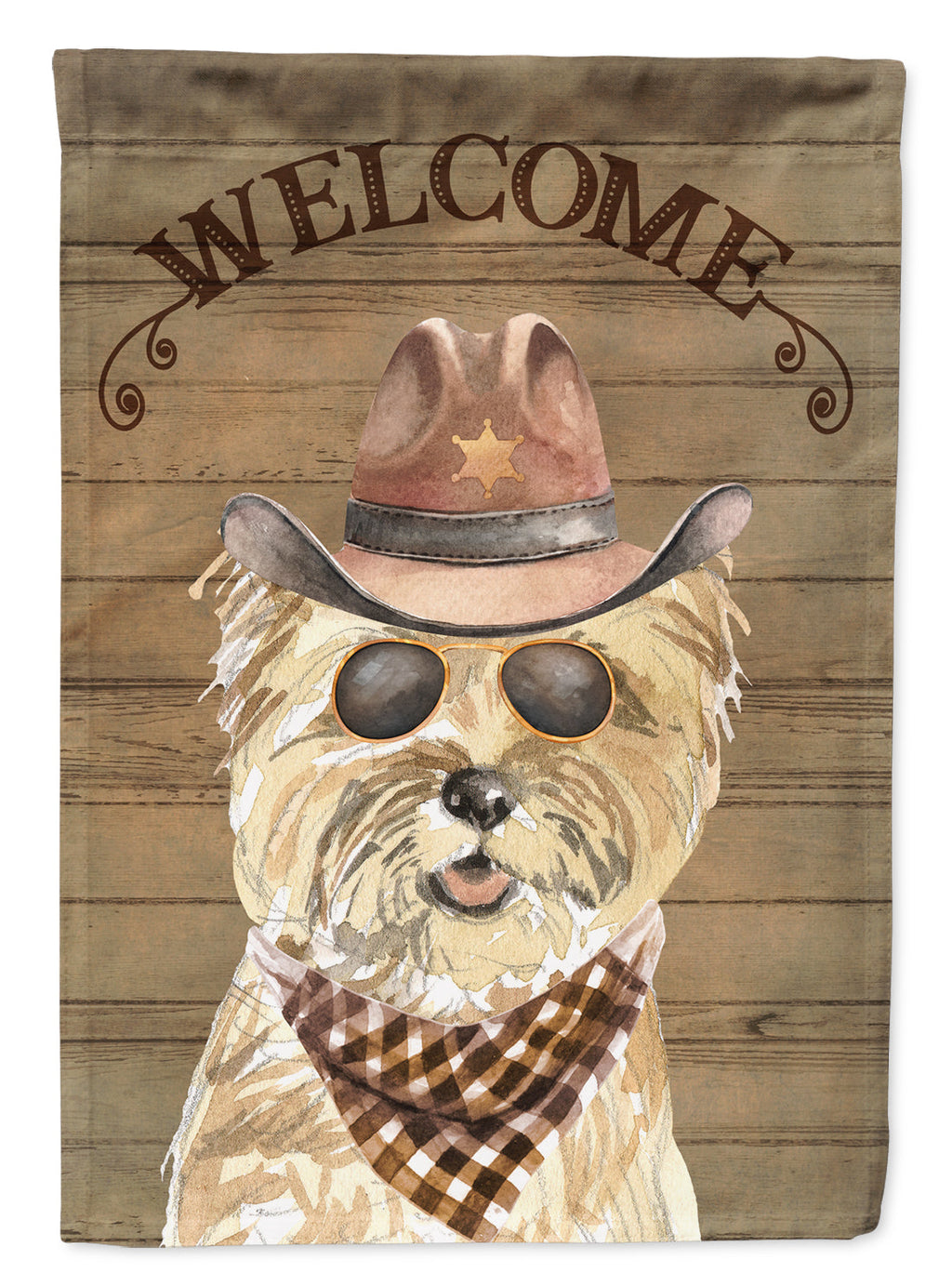 Cairn Terrier Country Dog Garden Flag Mailbox Decorative Yard Banner Outside Patio Artwork for Flower Beds, Garden Size, Multicolor