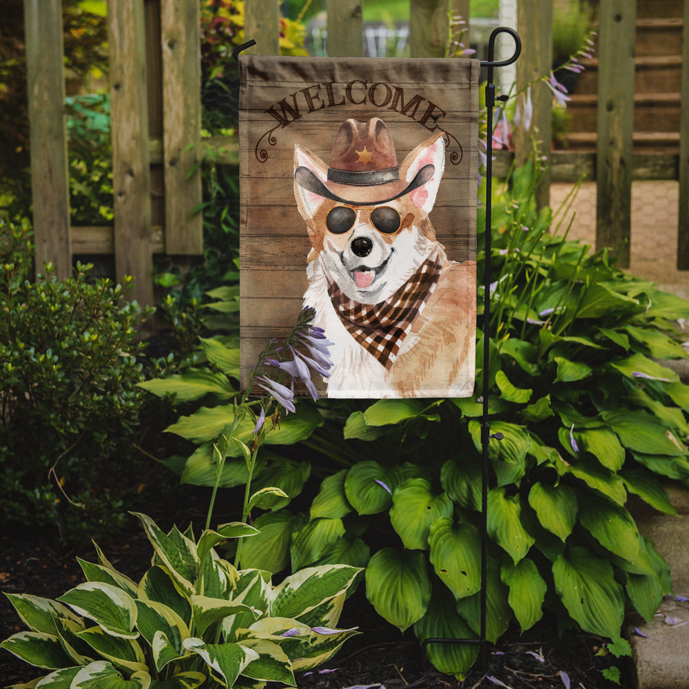 Corgi Country Dog Garden Flag Mailbox Decorative Yard Banner Outside Patio Artwork for Flower Beds, Garden Size, Multicolor