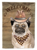 Pug #2 Country Dog Garden Flag Mailbox Decorative Yard Banner Outside Patio Artwork for Flower Beds, Garden Size, Multicolor