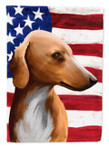 Azawakh Hound American Flag Garden Flag Mailbox Decorative Yard Banner Outside Patio Artwork for Flower Beds, Garden Size, Multicolor