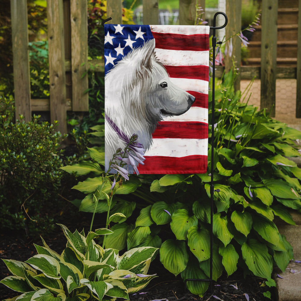 Pungsan Poongsan Dog American Flag Garden Flag Mailbox Decorative Yard Banner Outside Patio Artwork for Flower Beds, Garden Size, Multicolor