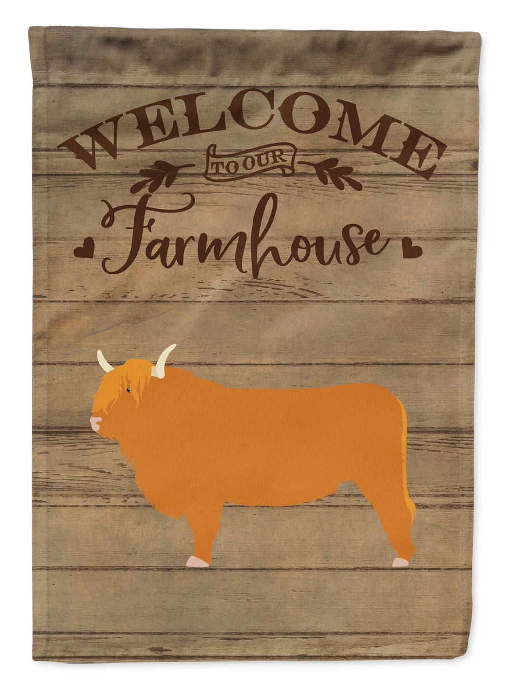 Highland Cow Welcome Garden Flag Mailbox Decorative Yard Banner Outside Patio Artwork for Flower Beds, Garden Size, Multicolor