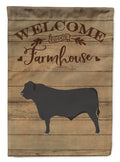 Black Angus Cow Welcome Garden Flag Mailbox Decorative Yard Banner Outside Patio Artwork for Flower Beds, Garden Size, Multicolor