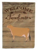 Jersey Cow Welcome Garden Flag Mailbox Decorative Yard Banner Outside Patio Artwork for Flower Beds, Garden Size, Multicolor
