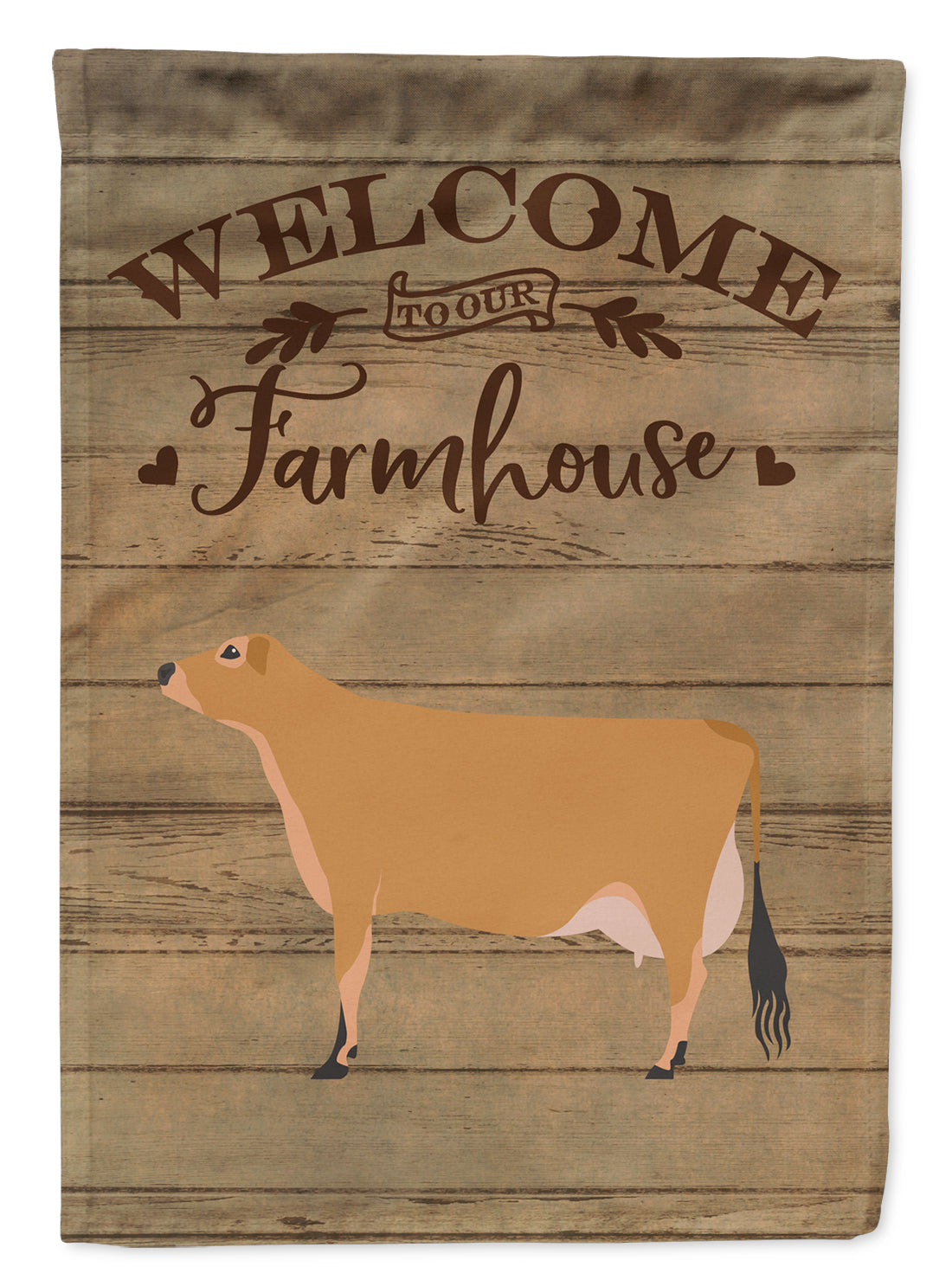 Jersey Cow Welcome Garden Flag Mailbox Decorative Yard Banner Outside Patio Artwork for Flower Beds, Garden Size, Multicolor