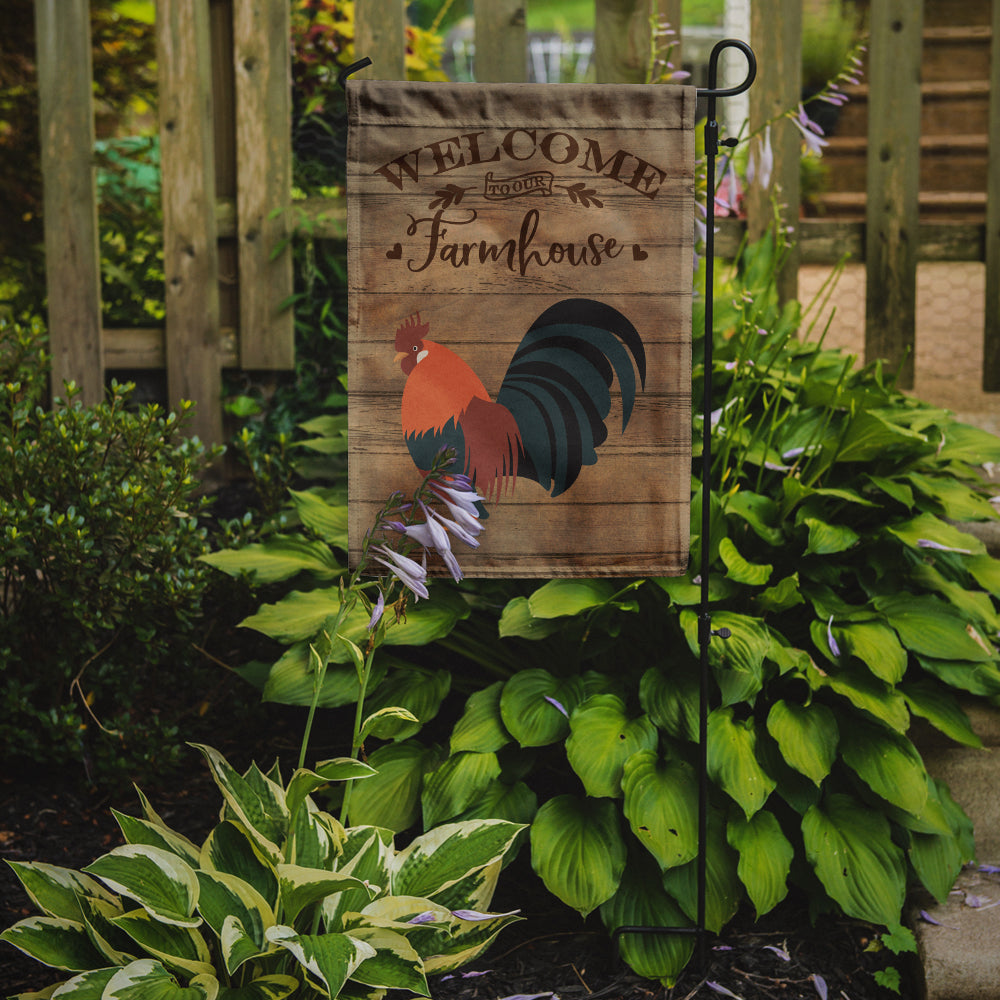 Dutch Bantam Chicken Welcome Garden Flag Mailbox Decorative Yard Banner Outside Patio Artwork for Flower Beds, Garden Size, Multicolor