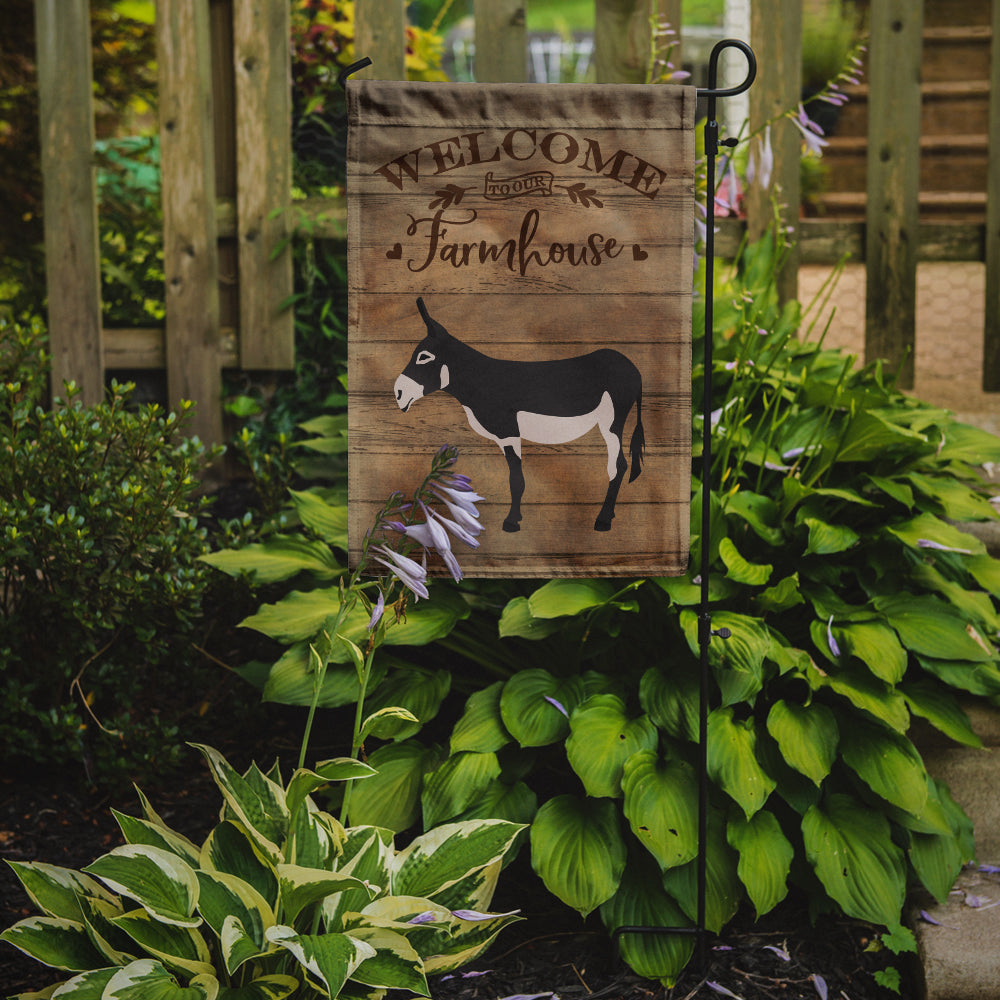 American Mammoth Jack Donkey Welcome Garden Flag Mailbox Decorative Yard Banner Outside Patio Artwork for Flower Beds, Garden Size, Multicolor