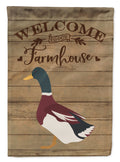 Rouen Duck Welcome Garden Flag Mailbox Decorative Yard Banner Outside Patio Artwork for Flower Beds, Garden Size, Multicolor