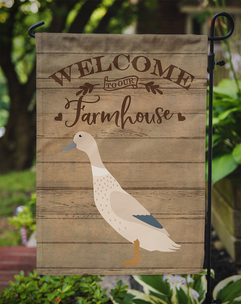 West Harlequin Duck Welcome Garden Flag Mailbox Decorative Yard Banner Outside Patio Artwork for Flower Beds, Garden Size, Multicolor