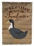 Blue Swedish Duck Welcome Garden Flag Mailbox Decorative Yard Banner Outside Patio Artwork for Flower Beds, Garden Size, Multicolor