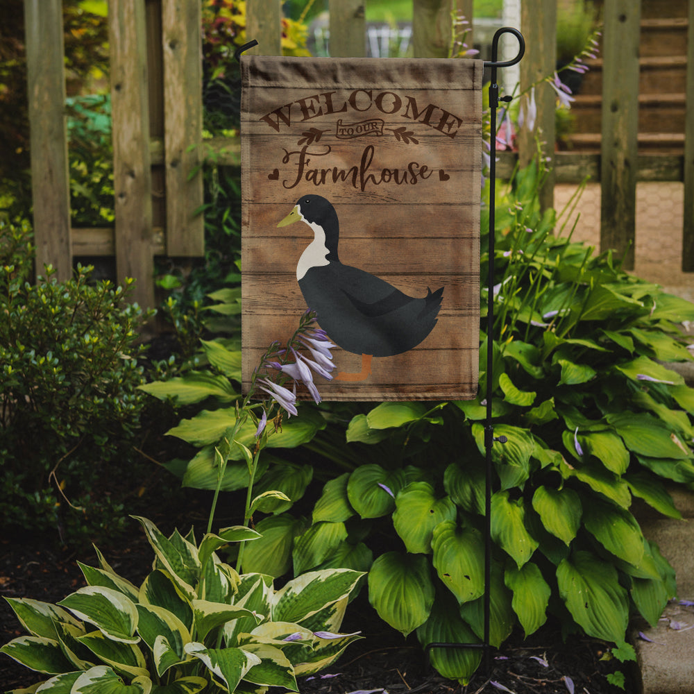 Blue Swedish Duck Welcome Garden Flag Mailbox Decorative Yard Banner Outside Patio Artwork for Flower Beds, Garden Size, Multicolor