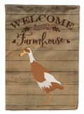 Indian Runner Duck Welcome Garden Flag Mailbox Decorative Yard Banner Outside Patio Artwork for Flower Beds, Garden Size, Multicolor