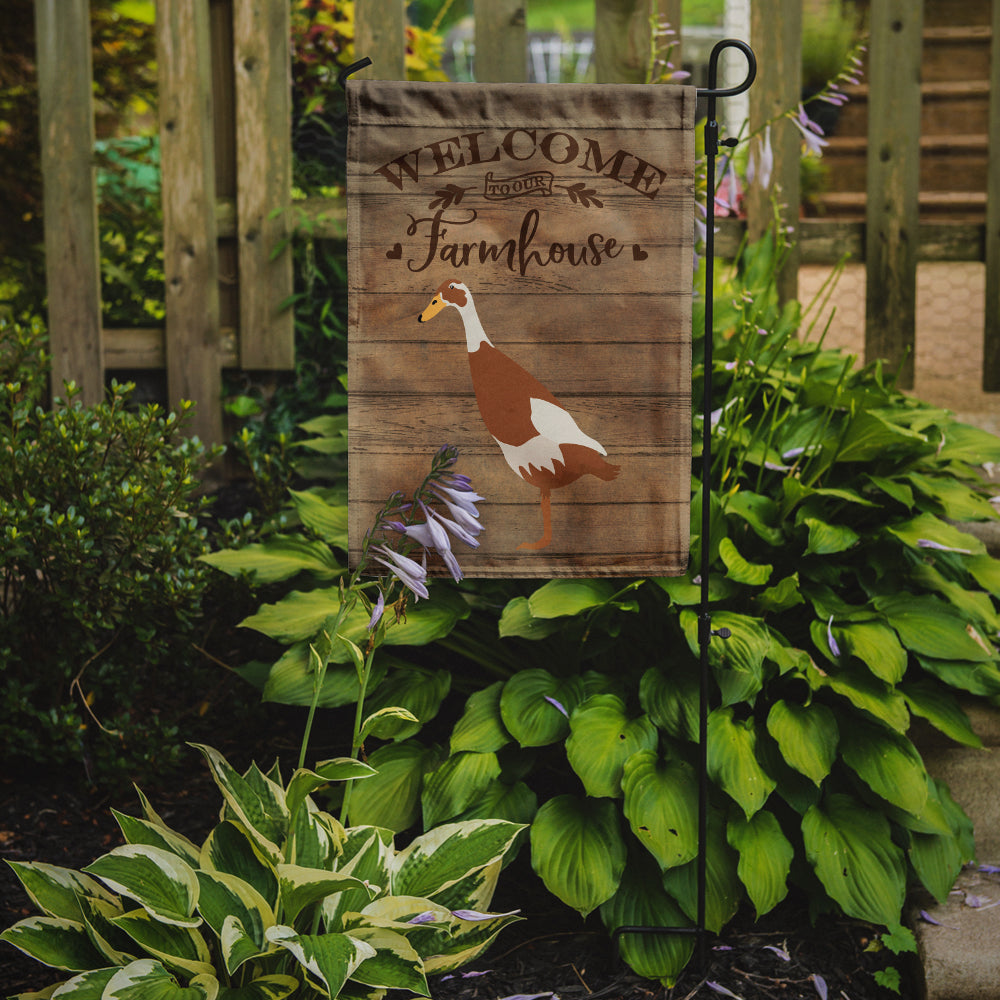 Indian Runner Duck Welcome Garden Flag Mailbox Decorative Yard Banner Outside Patio Artwork for Flower Beds, Garden Size, Multicolor