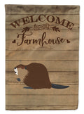Eurasian Beaver Welcome Garden Flag Mailbox Decorative Yard Banner Outside Patio Artwork for Flower Beds, Garden Size, Multicolor