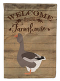 Toulouse Goose Welcome Garden Flag Mailbox Decorative Yard Banner Outside Patio Artwork for Flower Beds, Garden Size, Multicolor