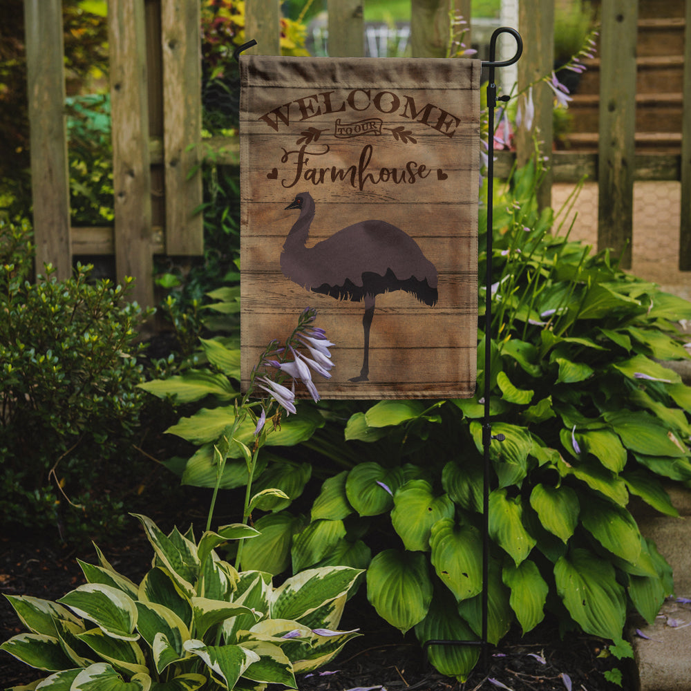 Emu Welcome Garden Flag Mailbox Decorative Yard Banner Outside Patio Artwork for Flower Beds, Garden Size, Multicolor