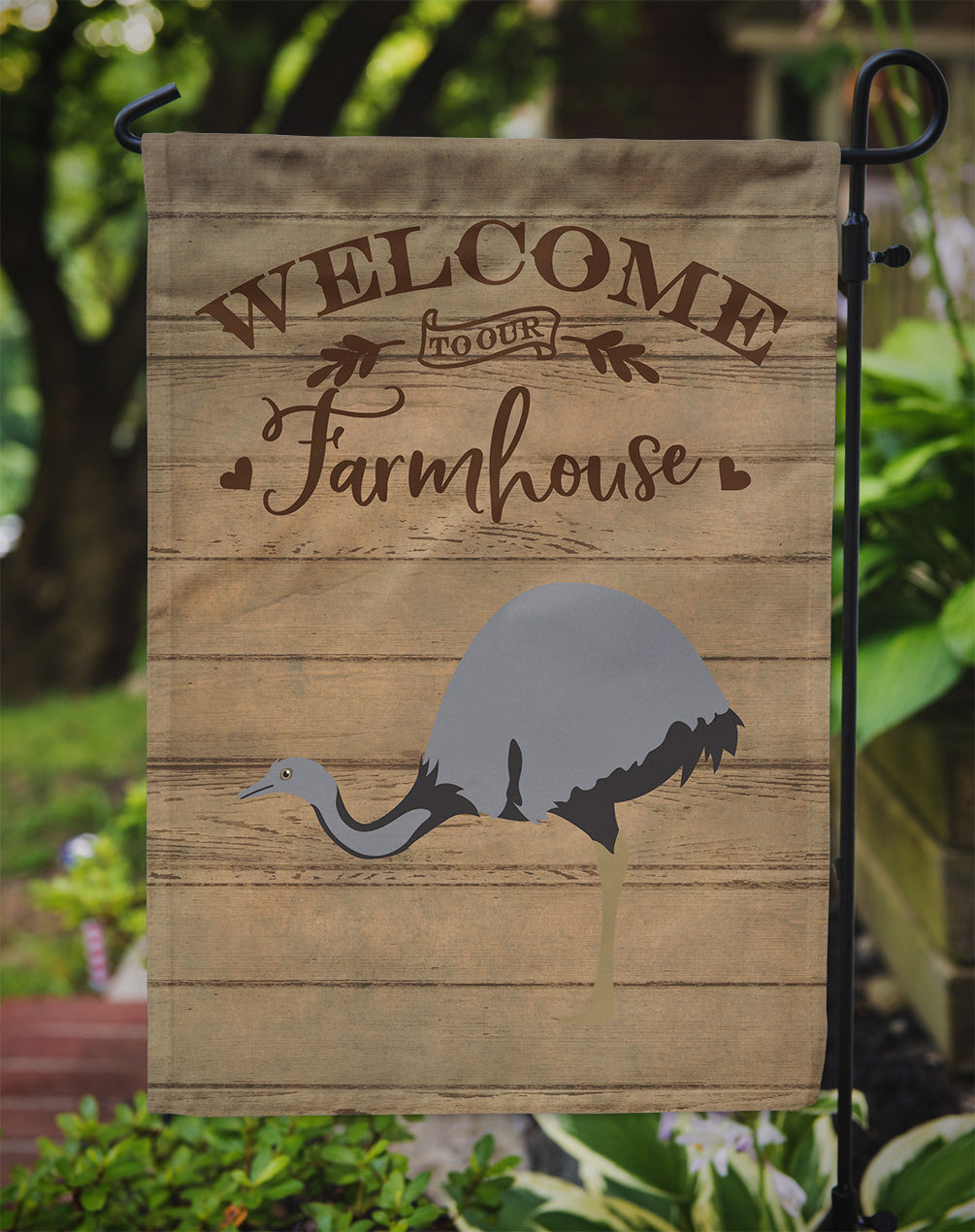 Rhea Welcome Garden Flag Mailbox Decorative Yard Banner Outside Patio Artwork for Flower Beds, Garden Size, Multicolor