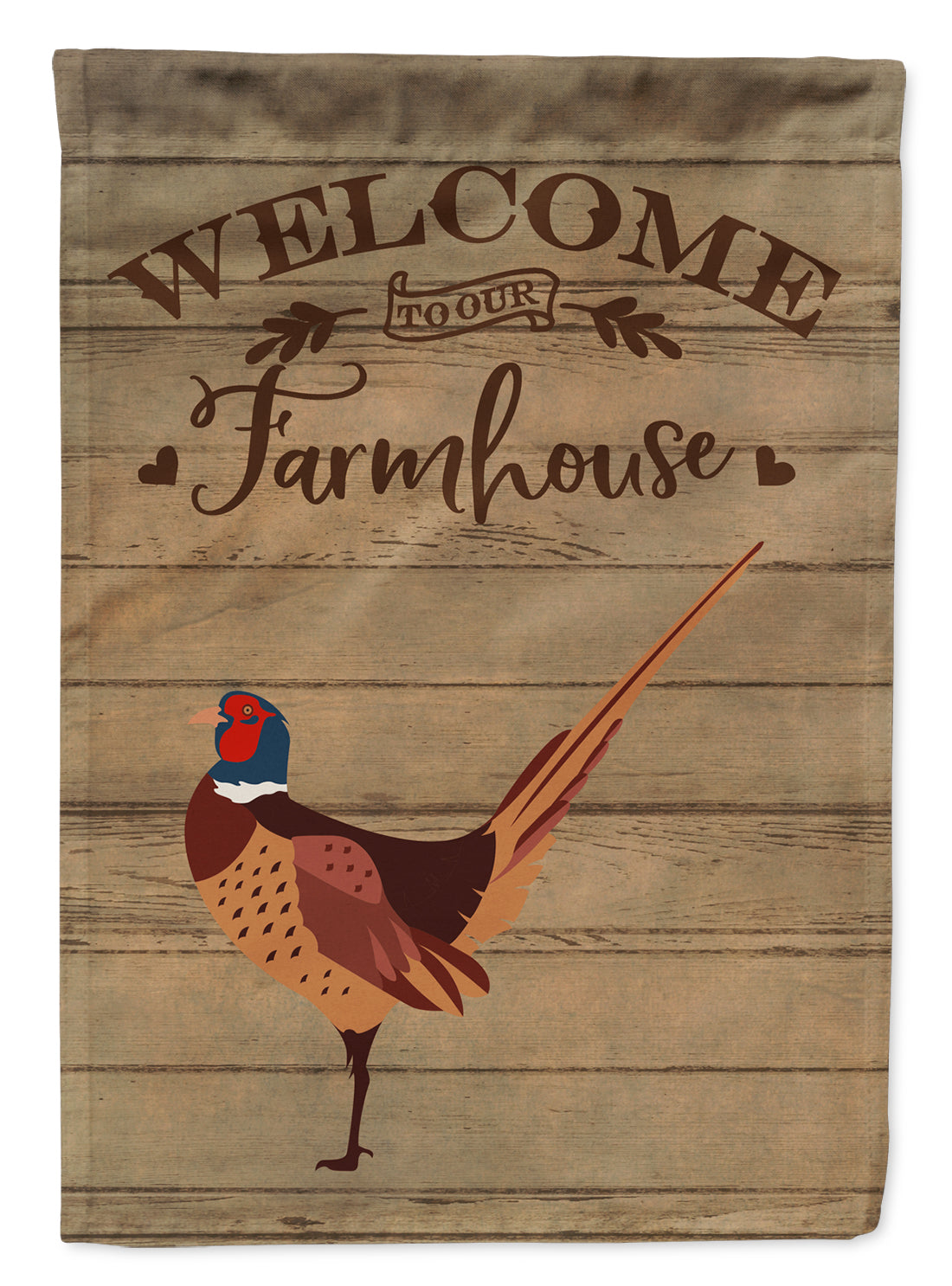 Ring-necked Common Pheasant Welcome Garden Flag Mailbox Decorative Yard Banner Outside Patio Artwork for Flower Beds, Garden Size, Multicolor