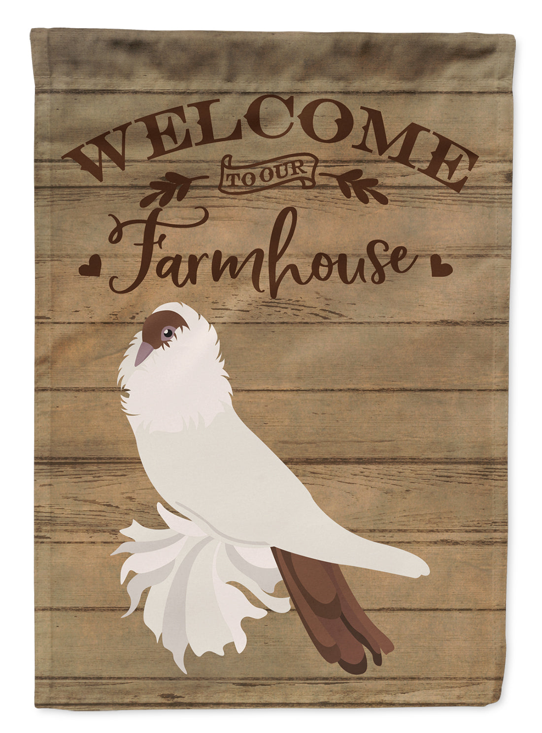 German Helmet Pigeon Welcome Garden Flag Mailbox Decorative Yard Banner Outside Patio Artwork for Flower Beds, Garden Size, Multicolor