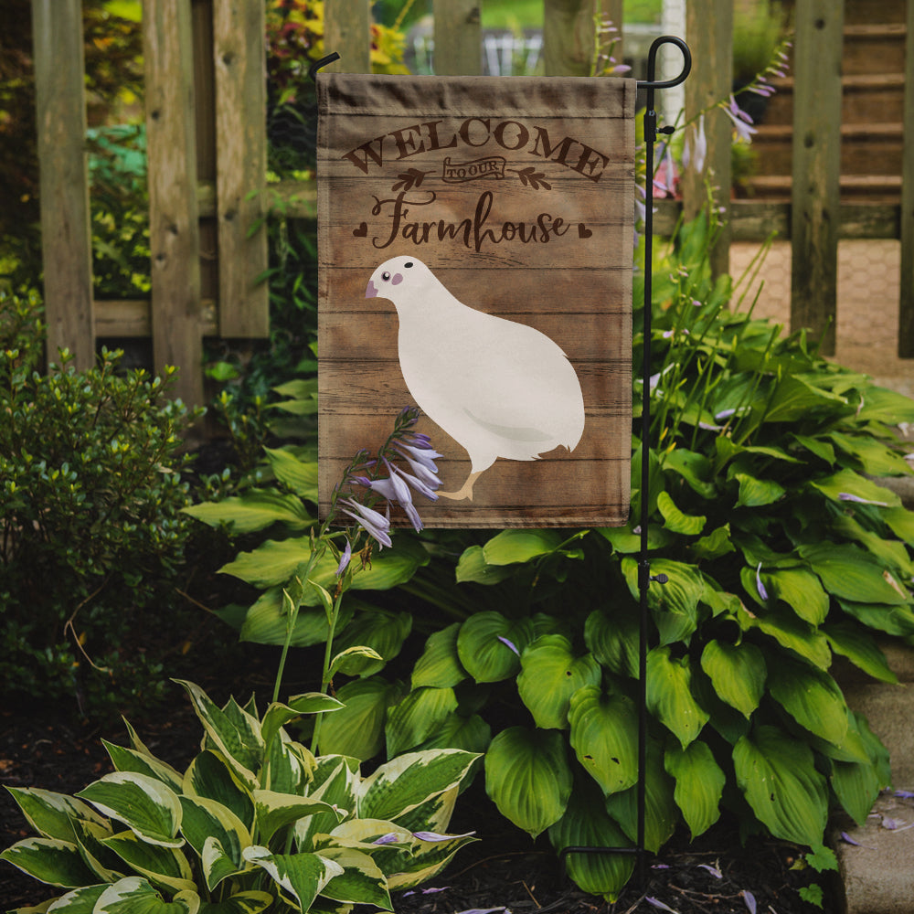 Texas Quail Welcome Garden Flag Mailbox Decorative Yard Banner Outside Patio Artwork for Flower Beds, Garden Size, Multicolor