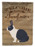 Dutch Rabbit Welcome Garden Flag Mailbox Decorative Yard Banner Outside Patio Artwork for Flower Beds, Garden Size, Multicolor