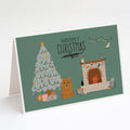 Norwich Terrier Christmas Everyone Greeting Cards Pack of 8 Blank Cards with Envelopes Whimsical A7 Size 5x7