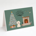 Bichon Frise Christmas Everyone Greeting Cards Pack of 8 Blank Cards with Envelopes Whimsical A7 Size 5x7