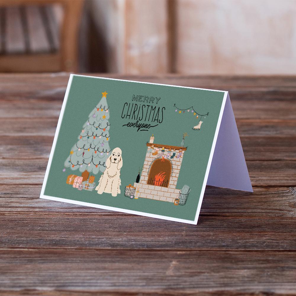 Buff Cocker Spaniel Christmas Everyone Greeting Cards Pack of 8 Blank Cards with Envelopes Whimsical A7 Size 5x7