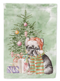 French Bulldog Black #2 Christmas Presents and Tree Garden Flag Mailbox Decorative Yard Banner Outside Patio Artwork for Flower Beds, Garden Size, Multicolor