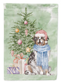 Australian Shepherd Christmas Presents and Tree Garden Flag Mailbox Decorative Yard Banner Outside Patio Artwork for Flower Beds, Garden Size, Multicolor