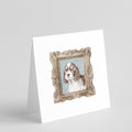 English Springer Spaniel Liver White Puppy Pretty as a Picture Square Greeting Cards and Envelopes Pack of 8 Blank Cards with Envelopes Blank Thank You Note Greeting Cards Stationery