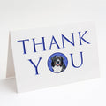 Australian Shepherd Black Tricolor #1  Thank You Greeting Cards Pack of 8 Blank Cards with Envelopes Whimsical A7 Size 5x7