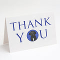 Doodle Black and White #1 Thank You Greeting Cards Pack of 8 Blank Cards with Envelopes Whimsical A7 Size 5x7