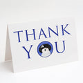 Shih-Tzu Black and White #1 Thank You Greeting Cards Pack of 8 Blank Cards with Envelopes Whimsical A7 Size 5x7