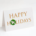 Bichon Frisé #2 Happy Holidays Greeting Cards Pack of 8 Blank Cards with Envelopes Whimsical A7 Size 5x7