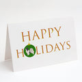 Papillon #2 Happy Holidays Greeting Cards Pack of 8 Blank Cards with Envelopes Whimsical A7 Size 5x7