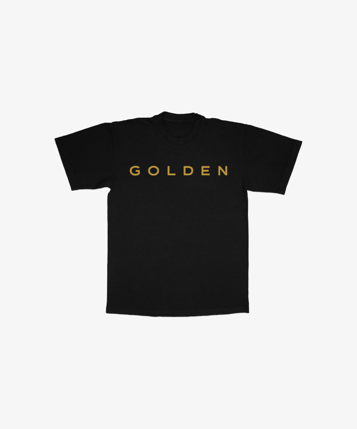 BTS Jung Kook - Golden Tsx LIVE Edition Official MD Crew Neck T-Shirt