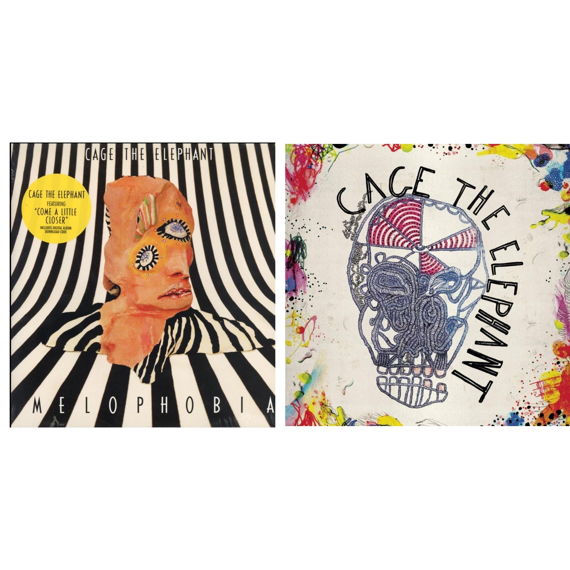 Cage The Elephant - Cage The Elephant (180G) & Melophobia (180G/Dl Card) - LP Vinyl Bundle