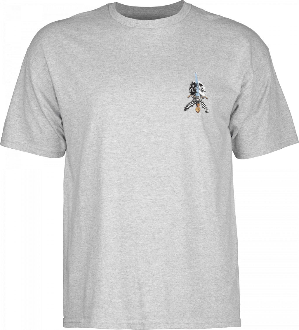 Powell Peralta Skull & Sword T-shirt - Gray