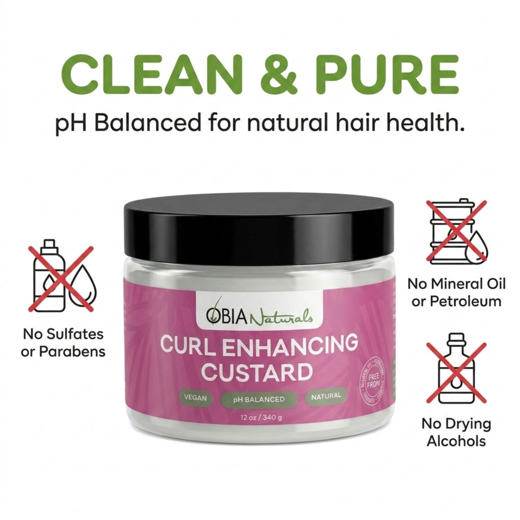 Curl Enhancing Custard — Curl Defining Gel for Curly Hair