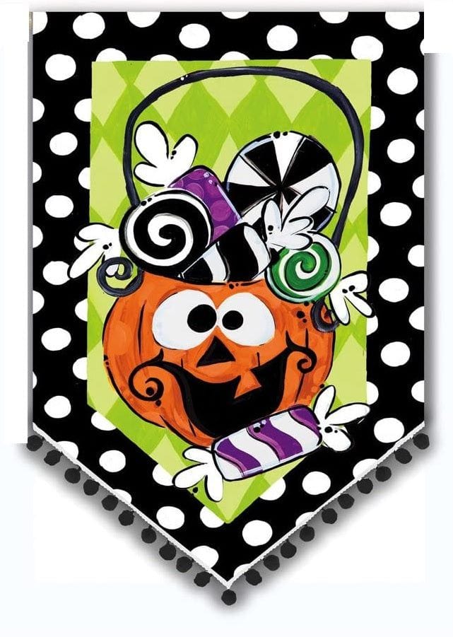 Candy Jack Garden Flag 2 Sided Tom Tom