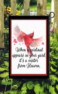 Cardinal Bereavement Garden Flag 2 Sided