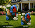 Cardinal Couple Among Hydrangeas 2-Sided Garden Flag | 12.5x18 Inches | Outdoor Decor