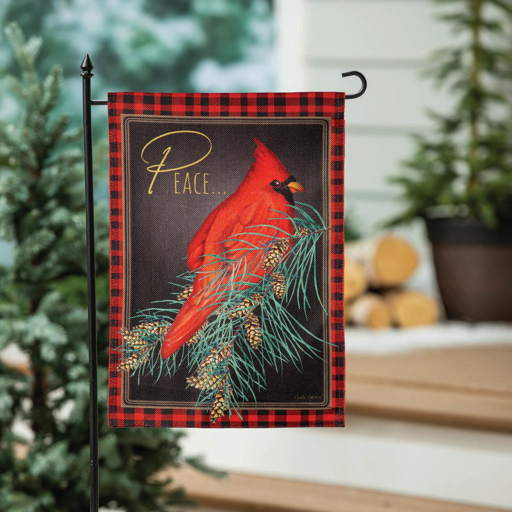 Cardinal Peace Garden Flag 2 Sided