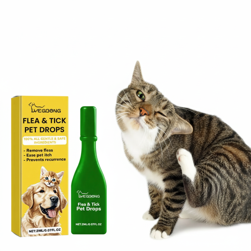 Cat Anti-Flea Drops – Flea, Tick & Lice Treatment