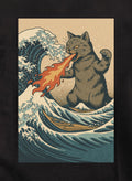 Catzilla Great Wave Kids T-Shirt